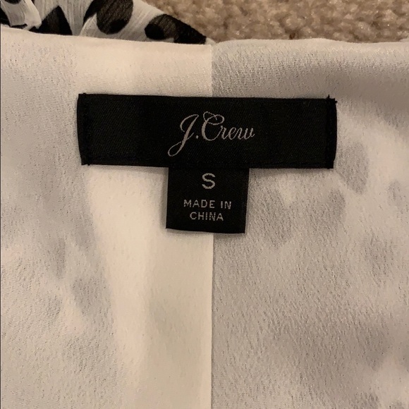 J. Crew heart ruffle blouse - size small - Picture 2 of 3